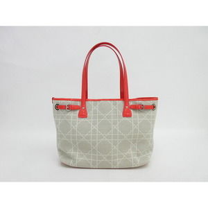 Dior  Christian Orange Bag Panarea Enamel Tote Natural